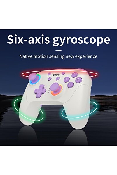 Hsc bilişim Gizala Kablosuz Oyun Kontrolcüsü Gamepad Hall Effect Triggers Joystick Game Controller Switch 2 / Sw