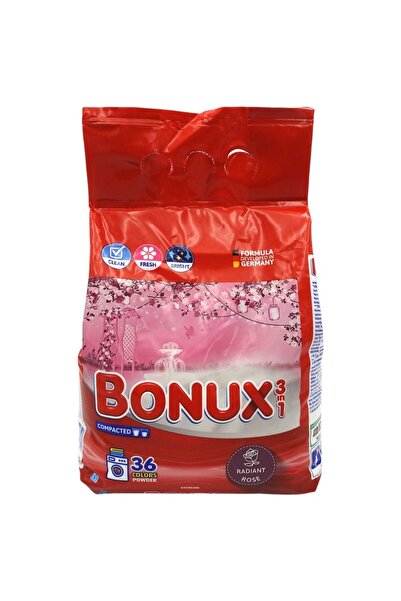 Bonux Automatic Detergent 3in1 2.34 kg Rose 36 washes