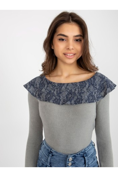 LAKERTA Pulover Dama, LAKERTA, Angora, Maneca lunga, Bleumarin, model LK-SW-5...
