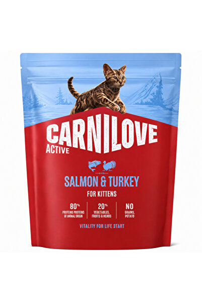 Carnilove Salmon & Turkey for Kittens – Healthy Growth 400G - 10 Piece in Box