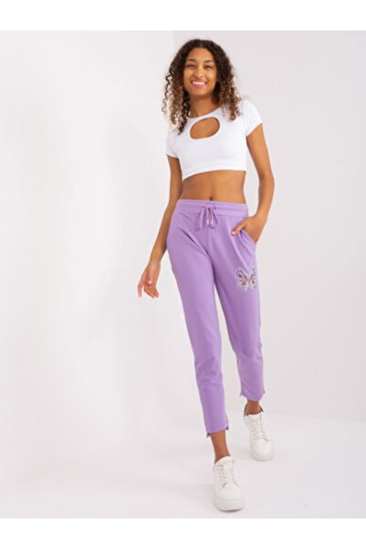 Relevance Pantaloni Trening Dama Dreapta, Guler inalt, RELEVANCE, Mov Casual ...