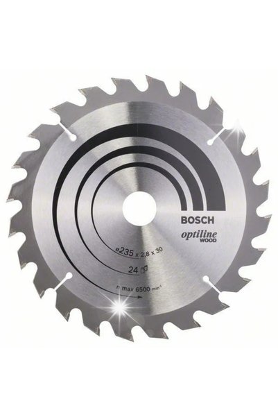 Boschen Disc de ferăstrău-H OPTILINE WOOD 235*30/25*2.MM 24T 2608640725 BOSCH