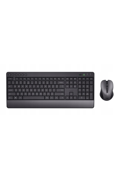 NO BRAND Set tastatură și mouse wireless silențios pentru birou 2.4 Ghz PC Mac