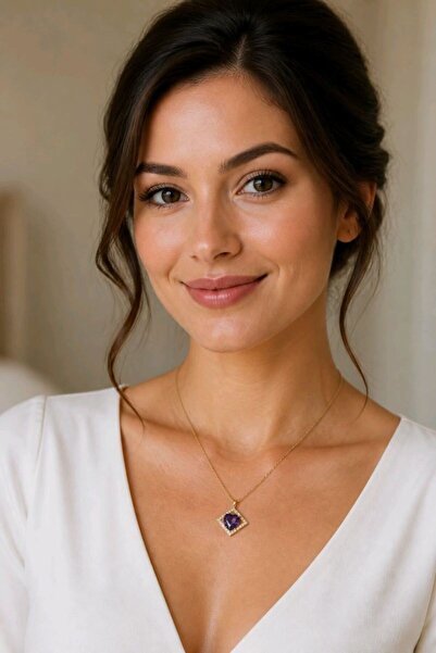Monalisa Home Luxurious Figured Statement Necklace with Zircon Stones