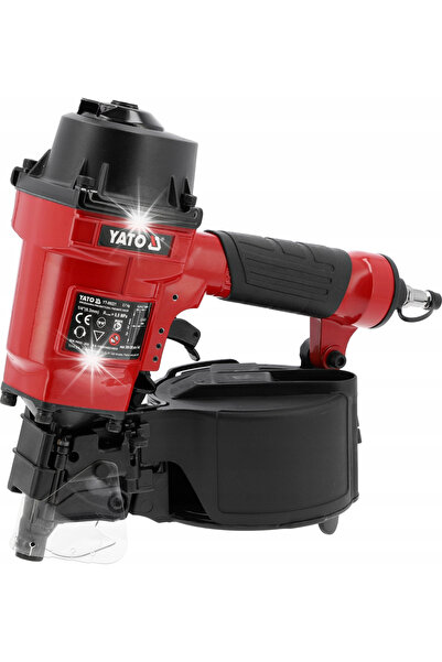 yato Pistol pneumatic de bătut cuie, tip tambur, pentru tâmplărie, pentru cui...