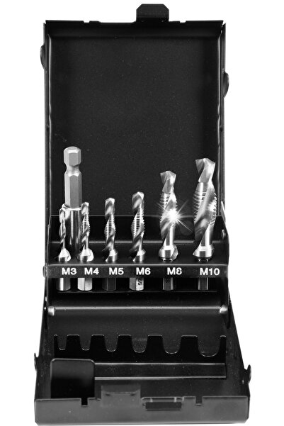 VOREL by YATO Set de burghie și tarozi M3-M10 7 bucăți YT-44849 YATO