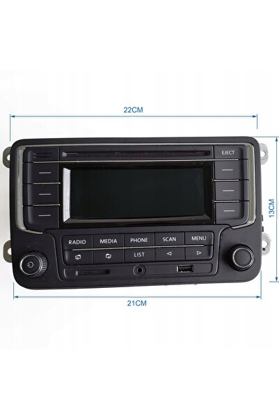 VW Radio auto Rcn210 Bluetooth CD USB SD pentru Golf 5 6 MK5 Passat B6