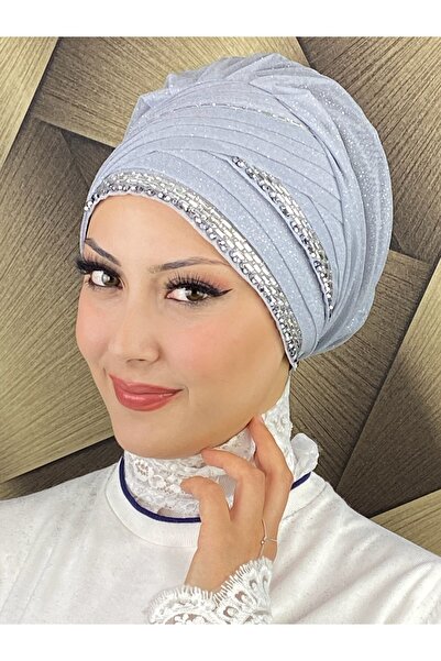 MY UKİYO STORE TESETTÜR ABİYE BONCUKLU TAŞLI BONEŞAL