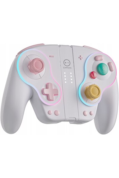 NO BRAND Controler wireless pad pentru Nintendo Switch Joypad Bluetooth RGB U...