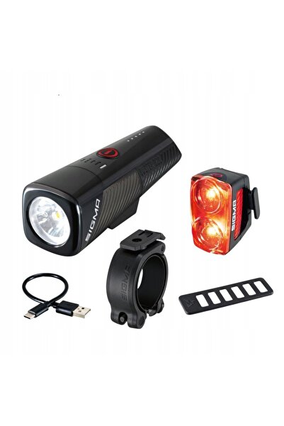 Sigma Sport SET DE LUMINĂ BICICLETAȚĂ PUTERNICĂ SIGMA BUSTER 800 SPATE RL150 ...