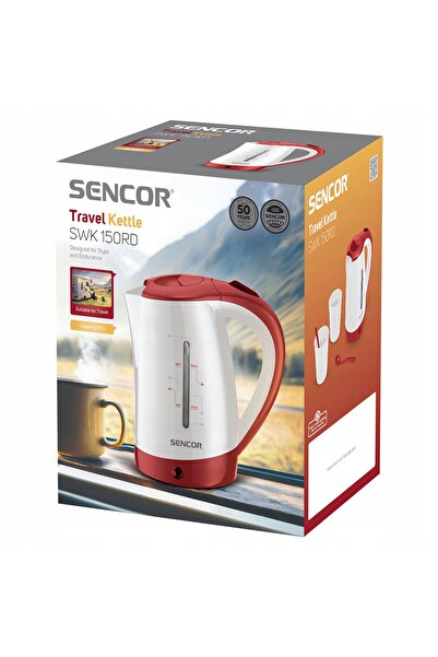 Sencor Fierbător electric turistic de călătorie 0,5L + două căni și lingurițe