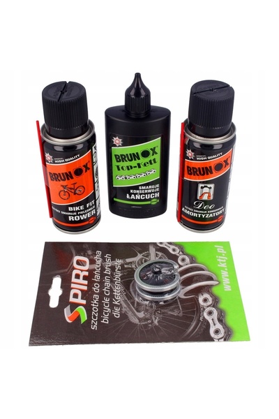 Brunox Set pentru bicicleta Brunox: lubrifiant Deo, lubrifiant Bike Fit, lich...
