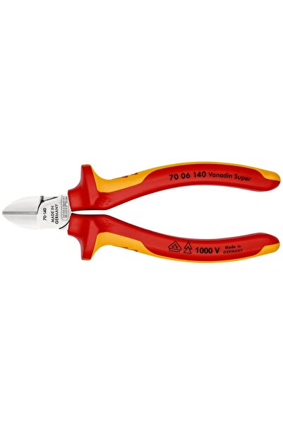 Knipex Clești de tăiat laterali izolați 140mm 70 06 140
