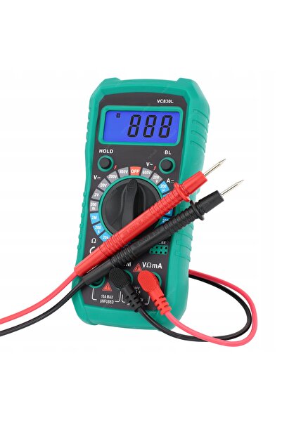 Reball Multimetru, tester electric de tensiune și curent + Husă + Set de unel...