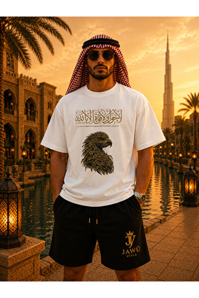 JAWÜ STYLE طقم JAWÜÜÜ بتصميم فاخر ومقاس كبير مع تفاصيل طباعة LA HAVLE VELA