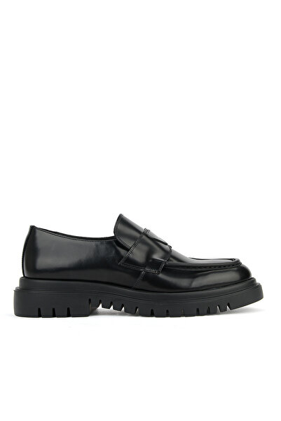 Ziya , Men's Genuine Acma Leather Shoes 163745Z5262 Black