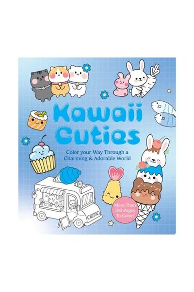 Chartwell Books Drăguțe Kawaii: Colorează-ți calea spre o A... fermecătoare.