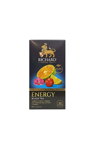 Richard Tea Black Richard Royal Energy 20 Pack X 1.5g