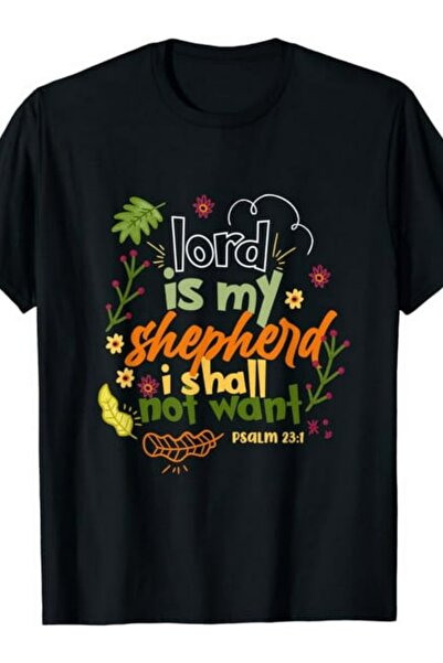 En22 Psalm 23 1 Lord Is My Shepherd Shall Not Want Christian T-Shirt |   نفس ...
