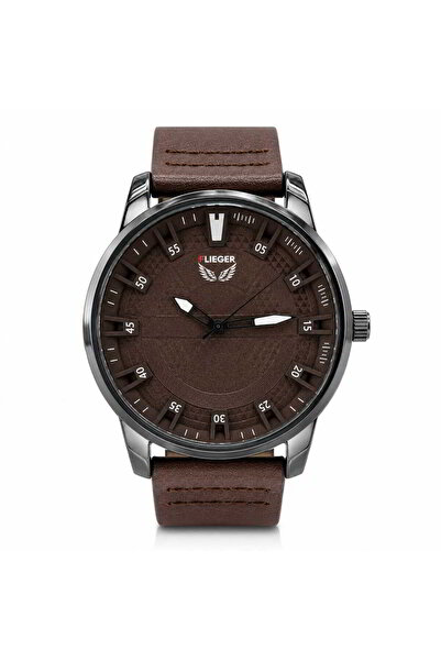 Watch Ανδρικό ρολόι Flieger CB111, καφέ, casual σχέδιο
