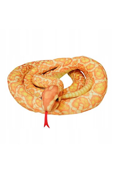 LeanToys Mascota de pluș Șarpe Auriu 300 cm