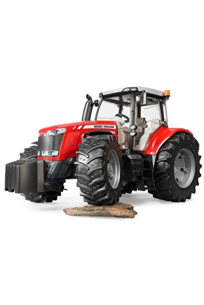 BruderBusiness Tractor Massey Ferguson 7624 pentru copii 3+ cu încărcător și ...