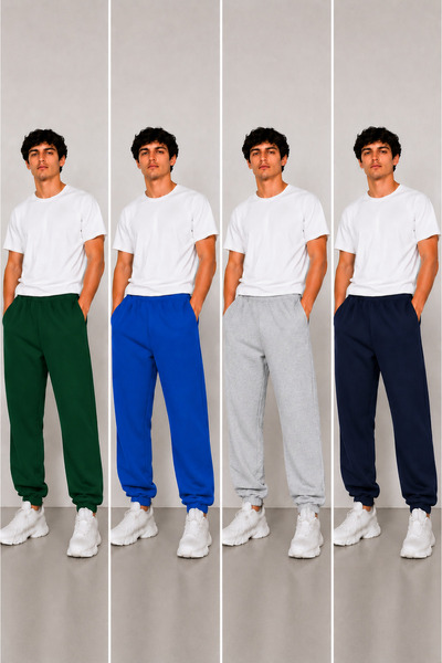 ZİYMO 4-Piece Men's Rubberized Trackpants