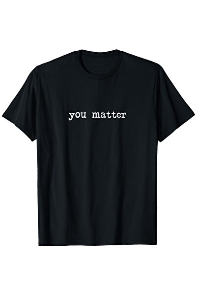 LİNA06 تي شيرت You Matter Dear Person Behind Me، 100% قطن، تي شيرت كاجوال بأك...