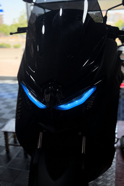 Banxtre Yamaha Nmax Yeni Kasa Scooter için Far Renklendirme Sticker Far Filmi