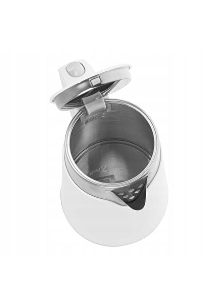 adler Fierbător cu perete dublu de 0,6L, mic, de călătorie, mini, de hotel, s...