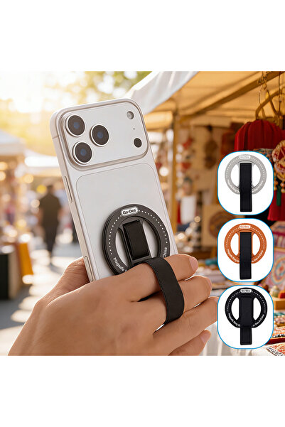 Go-Des Go Des GD-G063 Standlı Magnetik Yüzük Tutucu Aparat Siyah