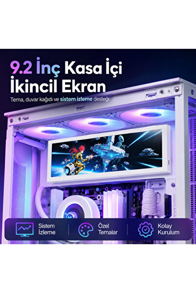Exem Shop 9.2 İnç Kasa İçi IPS Ekran Beyaz Renk