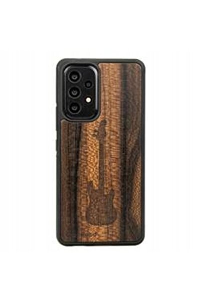 BewooDesign Husă din lemn pentru Samsung Galaxy A73 5G, model chitară, din zi...