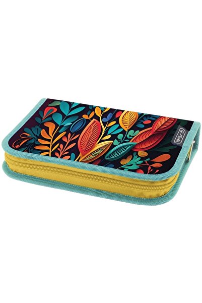 Herlitz Penar echipat 34 piese, 2 clape, dimensiune Abstract Flower,