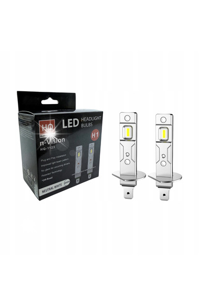 HQ Automotive Becuri H1 LED RETRO HQ E-VISION 12V 4000K ALB NEUTRU LED ADAPTA...