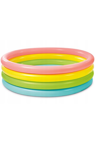 Intex Piscina gonflabilă Curcubeu 4 inele 168 x 46 cm 56441