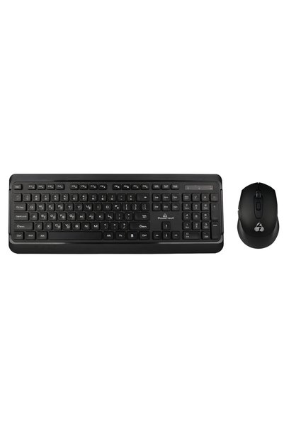 POWERTECH set ποντίκι & πληκτρολόγιο PT-1060, ασύρματο, 1600DPI, μαύρο