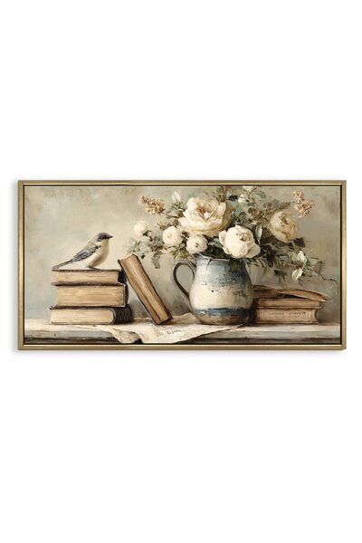 Signtouch Advertising Signtouch Vintage Still Life Canvas Wall Art 50x100 cm ...