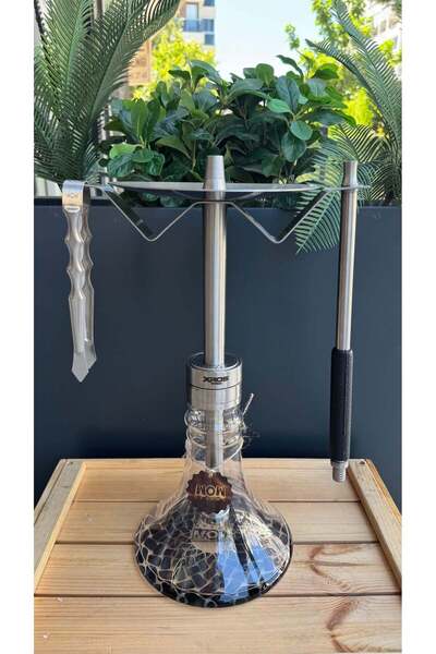 wow legend V33 XROS PRO-Dip Dekor Black Nargile Takımı
