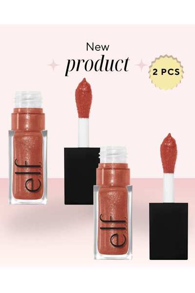 e.l.f cosmetic GLOW REVIVER LIP OIL - SUPER-NEUTRAL 2 PACK