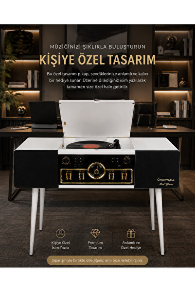 crownwell Kişiye Özel Symphony Console Gramophone