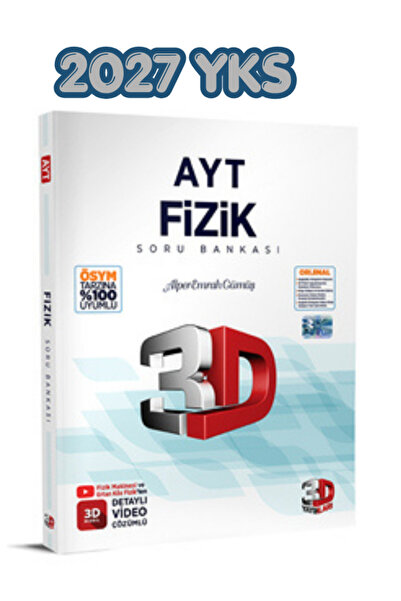 3D Yayınları AYT Fizik Soru Bankası 2027 YKS