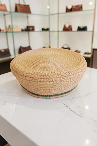 KAAN HOME Handmade Jute Straw Look French Beret Women's Hat Beret – Four Seas...