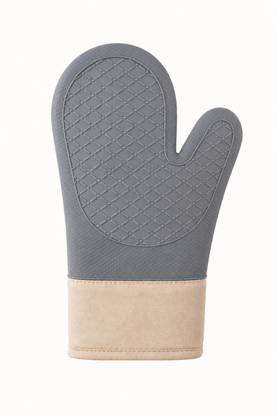 MİS KİTCHEN Silicone Oven Glove Single 28X18 cm Heat Resistant Non-Slip Kitch...