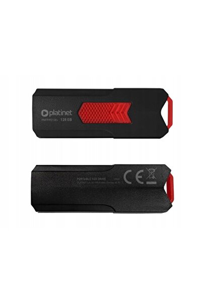 Platinet Unitate SSD portabilă, conector USB 3.2, până la 400MB/s, 128GB, negru