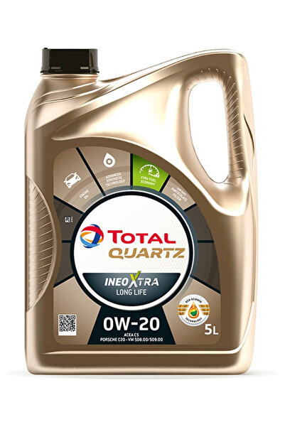 TOTAL Λάδι κινητήρα Quartz Ineo Xtra Long Life 0W20 5L