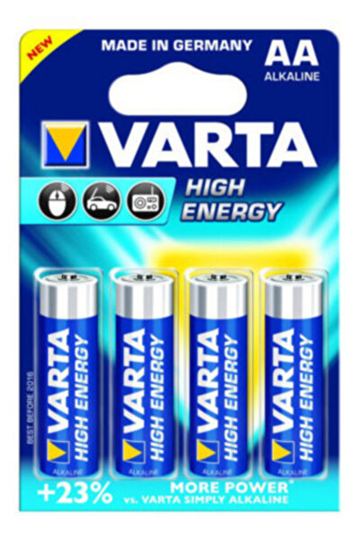 Varta Baterii High Energy (AA) LR6 • Set 4 bucăți