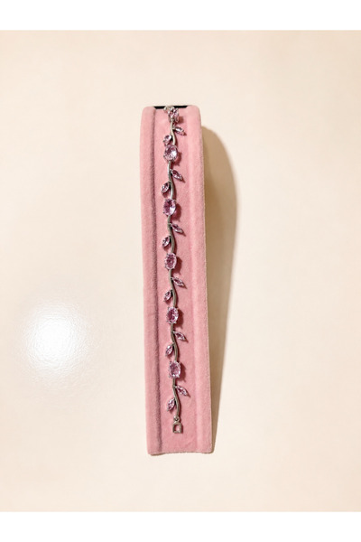 Gizemindünyası 316L Steel Ivy Tulip Bracelet with Stones