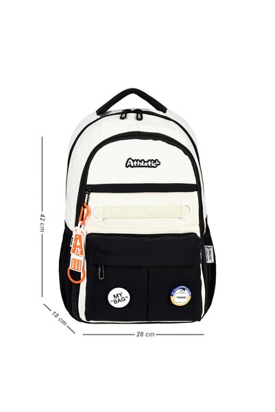 Speedy Bags Ultra-Luxury Water-Resistant Unisex Middle and High School Backpack with Accessories and Hidden Back Pocket