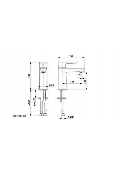 KFA Armatura Baterie lavoar Neon 5222-813-00 Crom